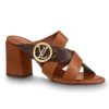 Louis Vuitton LV Women Horizon Mule Calf Patent Monogram Canvas