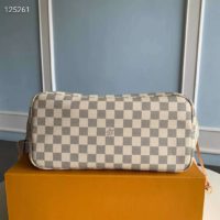 Louis Vuitton LV Women Neverfull GM Tote Damier Azur Canvas