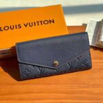 Louis Vuitton LV Women Sarah Wallet Monogram Empreinte Leather-Navy - immagine 2