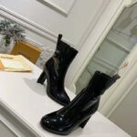 Louis Vuitton LV Women Silhouette Ankle Boot Monogram Canvas-Black – Bild 3