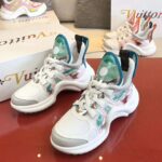 Louis Vuitton Women LV Archlight Sneaker Leather Technical Fabrics-Aqua - Imagen 4
