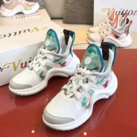 Louis Vuitton Women LV Archlight Sneaker Leather Technical Fabrics-Aqua