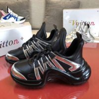 Louis Vuitton Women LV Archlight Sneaker Leather Technical Fabrics-Black