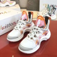 Louis Vuitton Women LV Archlight Sneaker Leather Technical Fabrics-Orange