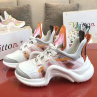 Louis Vuitton Women LV Archlight Sneaker Leather Technical Fabrics-Orange