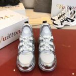 Louis Vuitton Women LV Archlight Sneaker Technical Fabric Monogram Canvas-Silver - Image 5