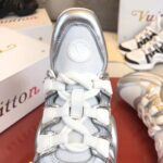 Louis Vuitton Women LV Archlight Sneaker Technical Fabric Monogram Canvas-Silver - Image 8