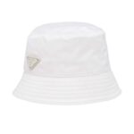 Prada Unisex Nylon Bucket Hat - Image 4