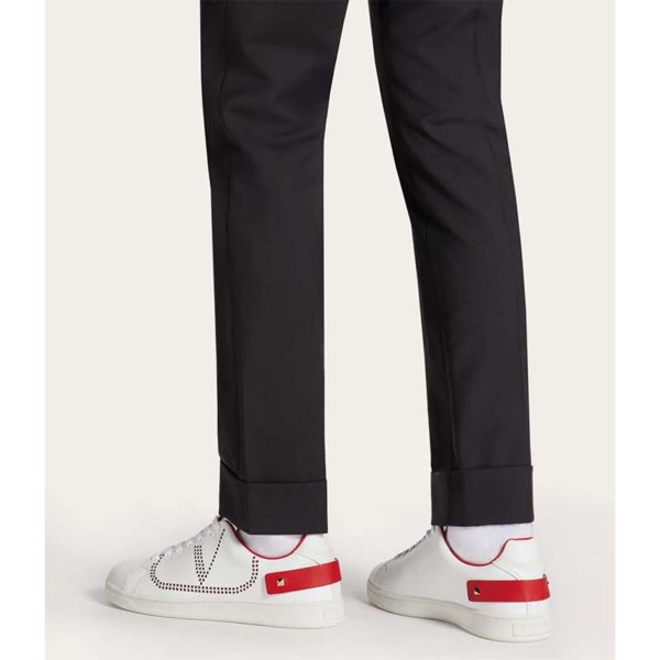 backnet calfskin sneaker