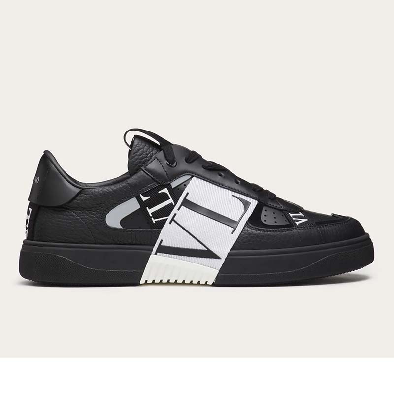 valentino garavani calfskin vl7n sneaker with bands