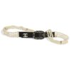 Chanel Women Calfskin Glass Pearls & Gold-Tone Metal Black Belt