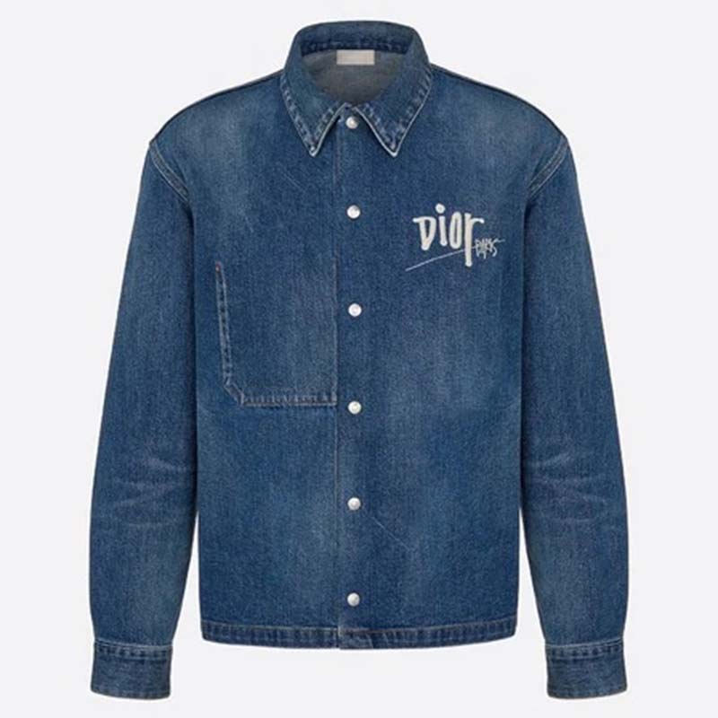 dyed wash overshirt