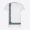 Dior Men Dior And Shawn Oversized T-Shirt White Cotton Jersey