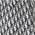 Dior Men Oblique Bermuda Shorts Multicolor Silk Twill Mid-Rise Fit - Imagen 7