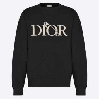 Dior Men Oversized Dior And Judy Blame Sweatshirt Cotton-Black