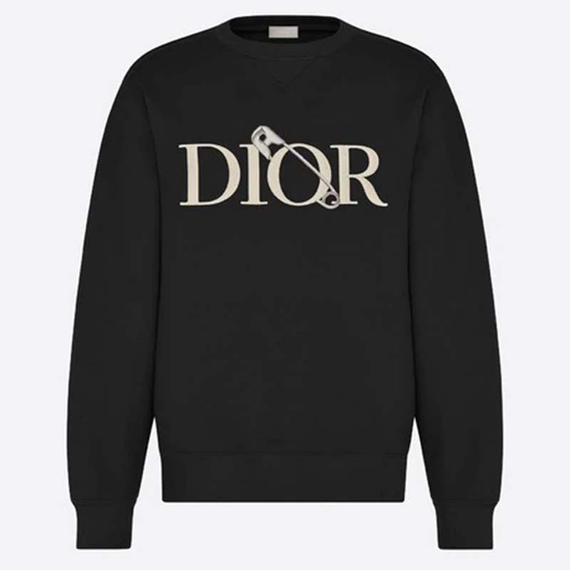 Dior Men Oversized Dior And Judy Blame Sweatshirt Cotton-Black - LULUX