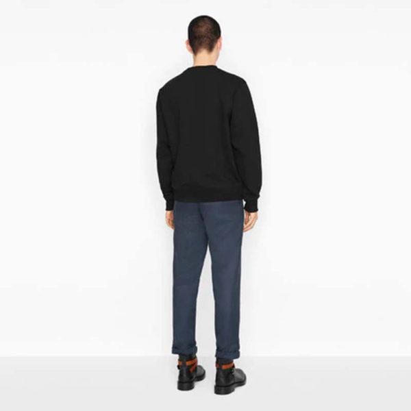 Dior Men Oversized Dior And Judy Blame Sweatshirt Cotton-Black (6)