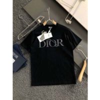 Dior Men Oversized Dior And Judy Blame T-Shirt Cotton-Black (2)