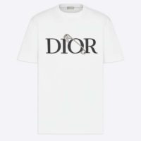 Dior Men Oversized Dior And Judy Blame T-Shirt Cotton-White