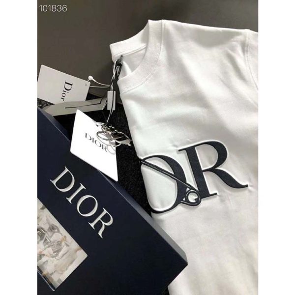 Dior Men Oversized Dior And Judy Blame T-Shirt Cotton-White (10)