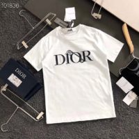 Dior Men Oversized Dior And Judy Blame T-Shirt Cotton-White