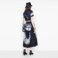 Dior Unisex Diorcamp Bag Blue Multicolor Tie & Dior Embroidery ‘Christian Dior’