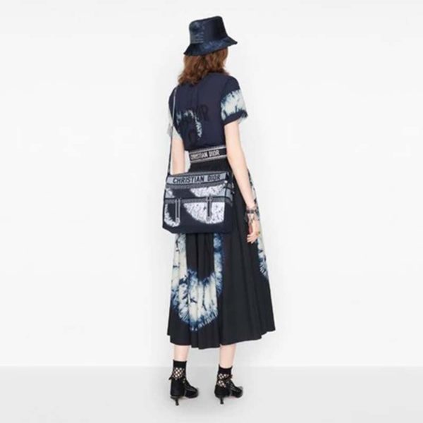 Dior Unisex Diorcamp Bag Blue Multicolor Tie & Dior Embroidery ‘Christian Dior’ (3)
