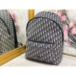 Dior Unisex Rider Backpack Beige and Black Dior Oblique Jacquard - Bild 2