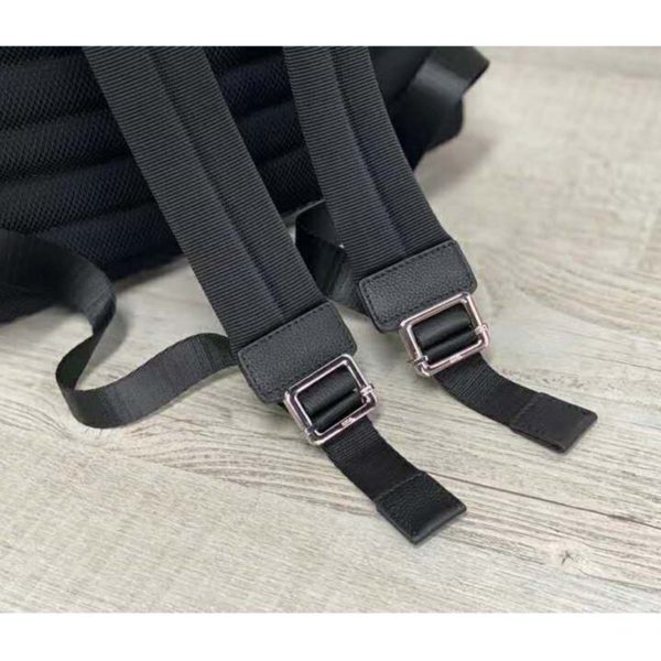 Dior Unisex Rider Backpack Beige and Black Dior Oblique Jacquard (6)