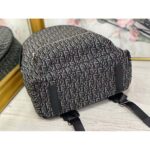 Dior Unisex Rider Backpack Gray Dior Oblique Jacquard - Image 5