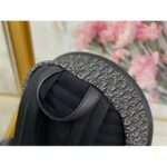 Dior Unisex Rider Backpack Gray Dior Oblique Jacquard - Image 8