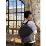 Dior Unisex Rider Backpack Gray Dior Oblique Jacquard - Image 11