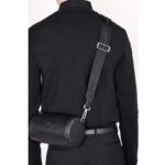 Dior Unisex Roller Messenger Bag Black Grained Calfskin "Dior" Signature - Image 9