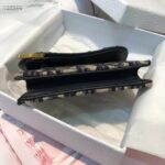 Dior Unisex Saddle Flap Card Holder Blue Dior Oblique Jacquard - Image 6