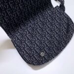 Dior Unisex Saddle Pouch Gray Dior Oblique Jacquard 'Christian Dior' - Image 6