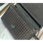 Dior Women 30 Montaigne 2-in-1 Pouch Metallic Stardust Gray Microcannage Calfskin - Image 10