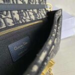 Dior Women 30 Montaigne Pouch Blue Dior Oblique Jacquard 'CD' Clasp – Image 12