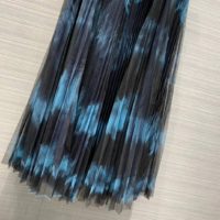 Dior Women Midi Skirt Black and Blue Tie & Dior Tulle