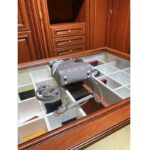 Dior Women Mini Lady Dior Bag Gray Strass Cannage Satin - Image 7