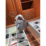 Dior Women Mini Lady Dior Bag Gray Strass Cannage Satin - Image 8