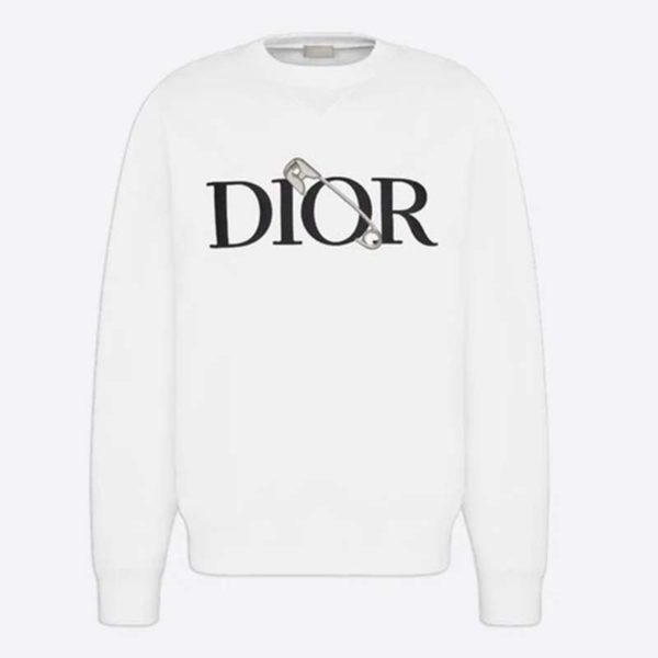 Dior Women Oversized Dior And Judy Blame Sweatshirt Cotton-White