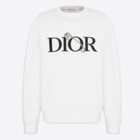 Dior Men Oversized Dior And Judy Blame Sweatshirt Cotton-White