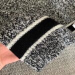 Dior Women V-Neck Sleeveless Sweater Blue Gray Cashmere Wool – Image 10