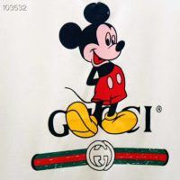 Gucci Men Disney x Gucci Oversize T-Shirt White Organic Cotton Jersey