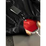 Gucci Men Off The Grid Zip-Up Jacket High Neck Black GG Nylon - immagine 5