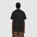 Gucci Men's Gucci Boutique Print Oversize T-Shirt Black Cotton Jersey - Image 11