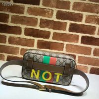 Gucci Unisex ‘FakeNot’ Print Cosmetic Case GG Supreme Canvas