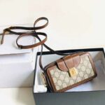 Gucci Unisex GG Mini Bag with Clasp Closure GG Supreme Canvas - immagine 2