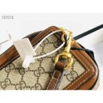 Gucci Unisex GG Mini Bag with Clasp Closure GG Supreme Canvas - immagine 16