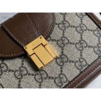 Gucci Unisex GG Mini Bag with Clasp Closure GG Supreme Canvas